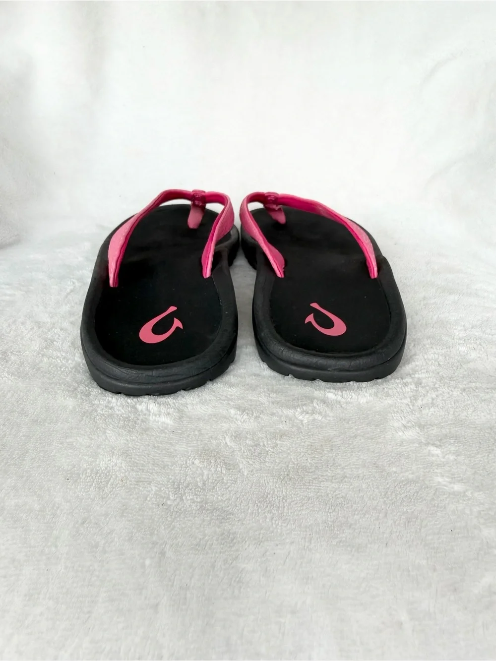 OLUKAI GIRLS' KULAPA KAI SANDAL/BIKINI PINK BLACK YOUTH SIZE 4 -5.